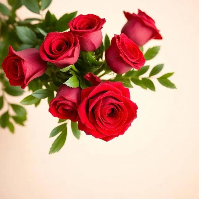 Classic red roses with glossy green foliage, ready for same-day delivery from Stellas Florist